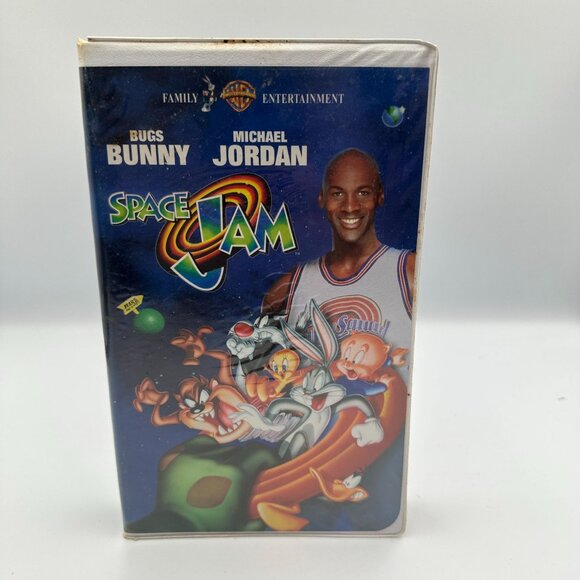 Space Jam 1996 VHS Family Entertainment Michael Jordan Bugs Bunny - Picture 1 of 3